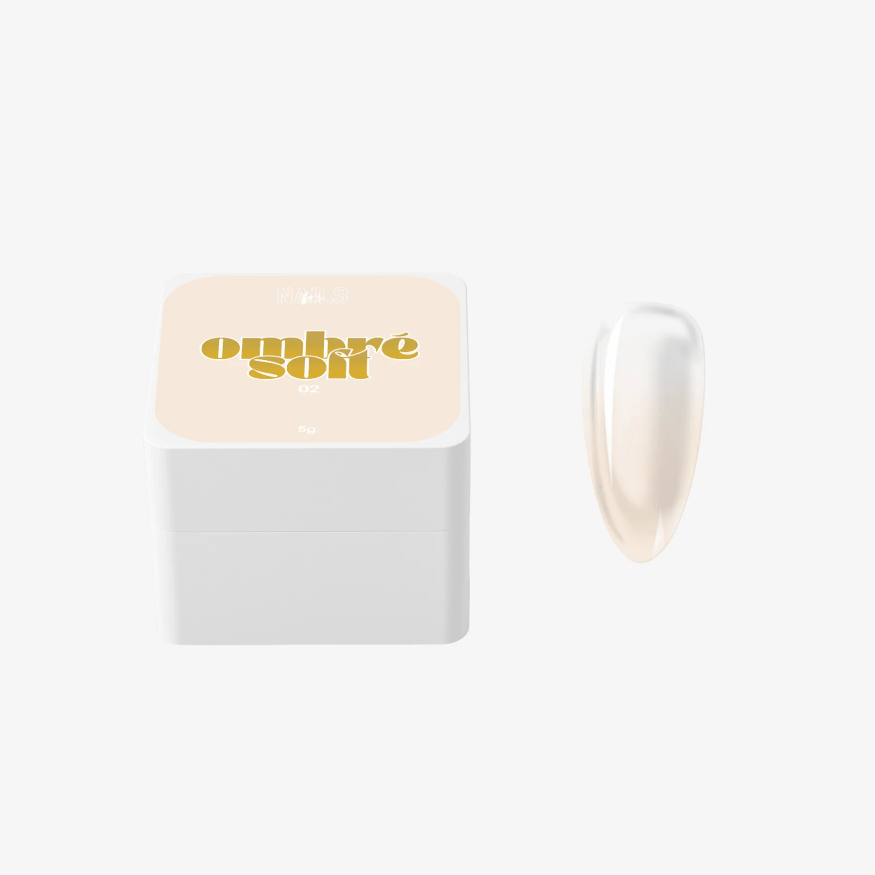 Ombré Soft 02 Beige - Gel Paint Dégradé Nude