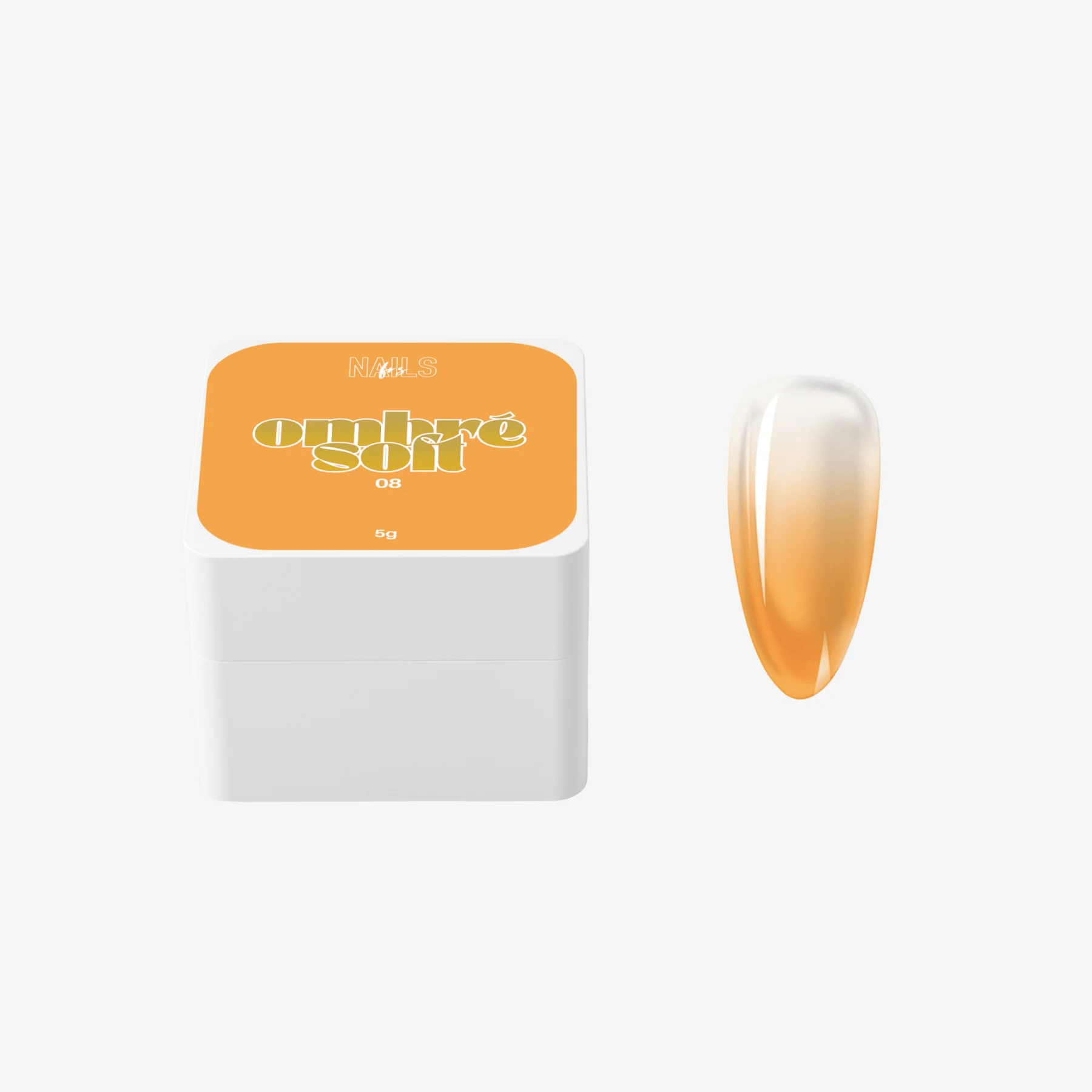 Ombré Soft 08 Orange Flashy - Gel Paint Néon
