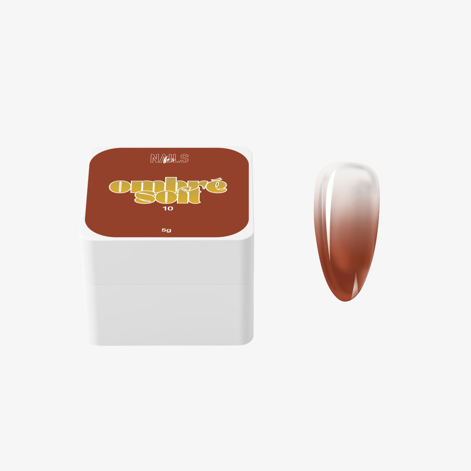 Ombré Soft 10 Rouge Brique - Gel Paint Automne